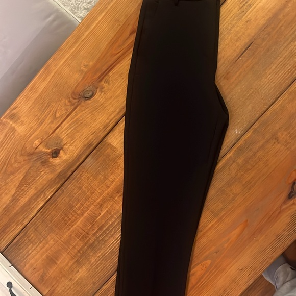 Express Editor Straight Super High-Rise black ankle pant - Picture 6 of 11